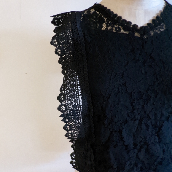 D.Moda Black lace blouse - Picture 2 of 5